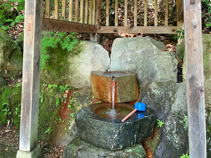 炭酸水湧き出し口